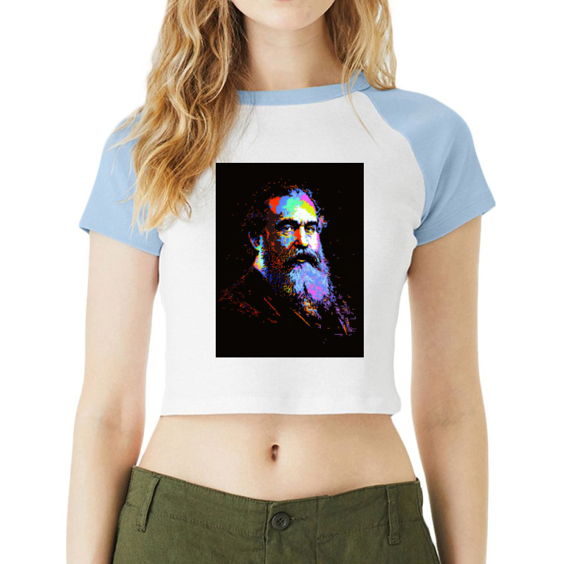 Claude Monet Raglan Crop Top by rifkiarsen | Artistshot