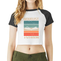 Retro Vintage Novelist Novel Author 1 Raglan Crop Top | Artistshot