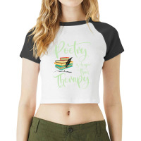 Poetry Enthusiast Book Literature Writer Novelist  Raglan Crop Top | Artistshot