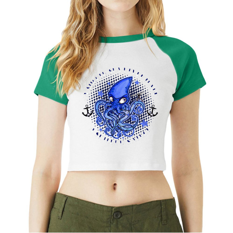 A Good Sailor Raglan Crop Top by SamiaJarar | Artistshot