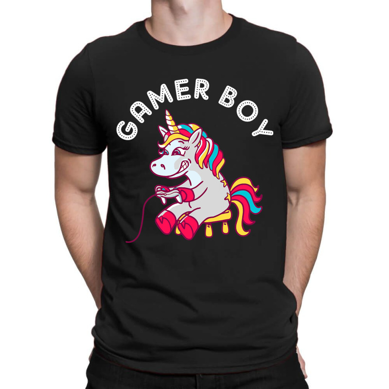 Gamer Boy Unicorn Gaming Cute Video Game T-shirt | Artistshot