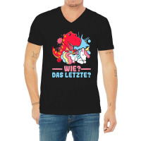 How The Last Unicorn Fans Funny Unicorn Dino Costu V-neck Tee | Artistshot