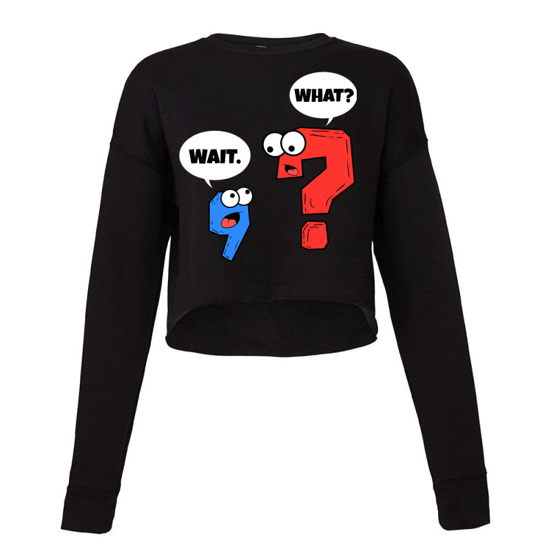 Grammar Punctuation Teacher Writer Cropped Sweater by Upsunshine | Artistshot