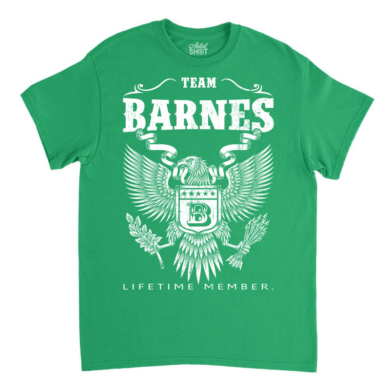 Barnes Lifetime Member Classic T-shirt by Davidph | Artistshot