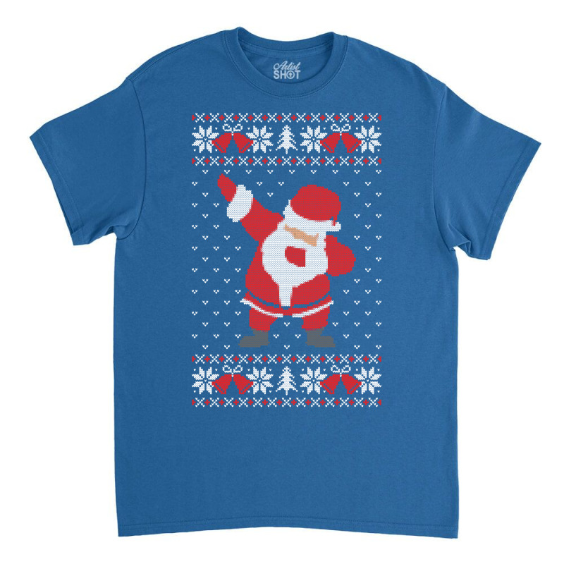 Dabbing Santa Ugly Sweater Classic T-shirt | Artistshot