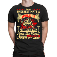 Funny Saying Welding Strong Welder Patriotic Usa U T-shirt | Artistshot