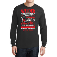 Hands Of A Surgeon Welder Funny Welding Men Women  Long Sleeve Shirts | Artistshot