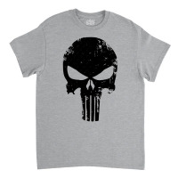 The Punisher Skull Black Classic T-shirt | Artistshot