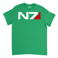 Mass Effect N7 Logo Classic T-shirt | Artistshot