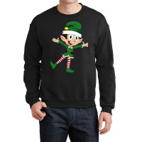 Happy Cute Little Elf Christmas Xmas Seasonal Holi Crewneck Sweatshirt | Artistshot