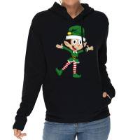 Happy Cute Little Elf Christmas Xmas Seasonal Holi Lightweight Hoodie | Artistshot