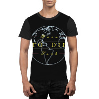 Borntodie  Globe Earth Mapping Graphic T-shirt | Artistshot