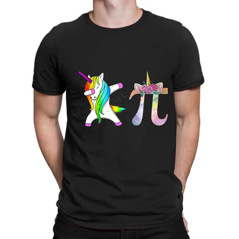 Happy Pi Day Funny Unicorn Dabbing Math For Girls T-shirt | Artistshot