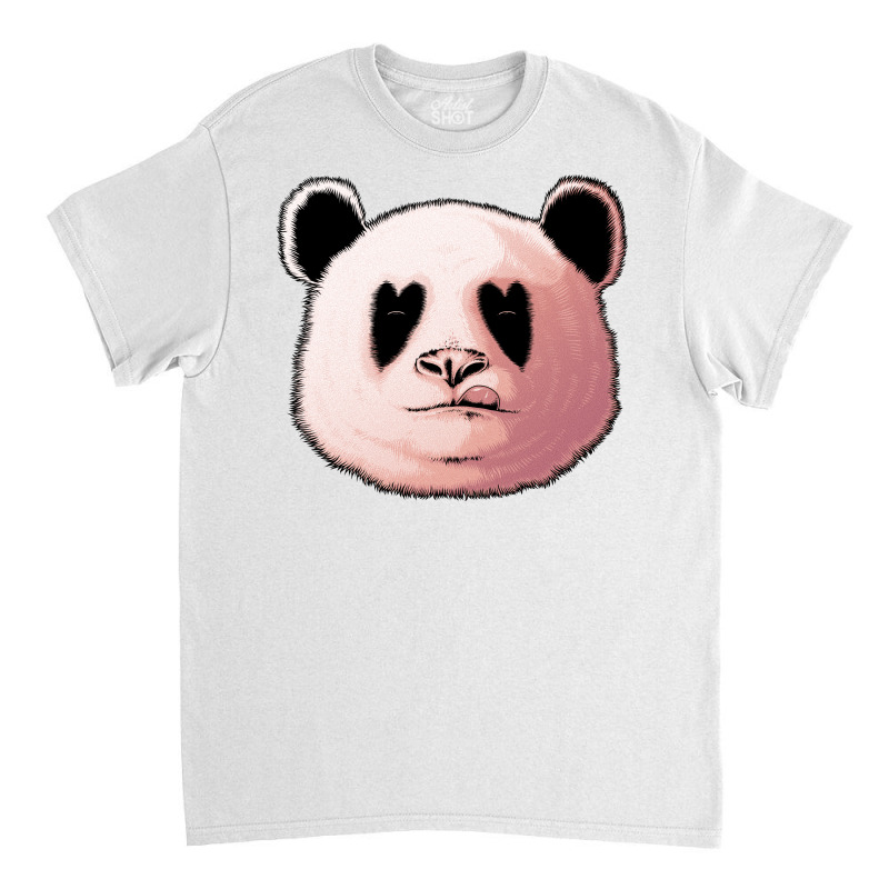 Panda In Love Classic T-shirt | Artistshot