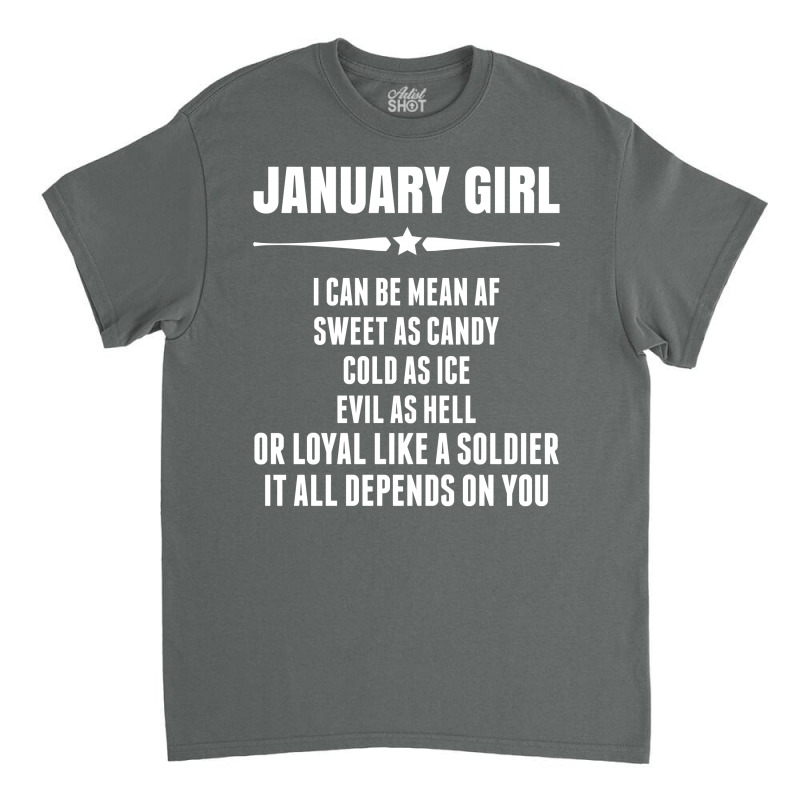 Super January Girl Classic T-shirt | Artistshot