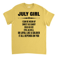 Super July Girl Classic T-shirt | Artistshot