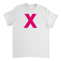 Pink X Classic T-shirt | Artistshot