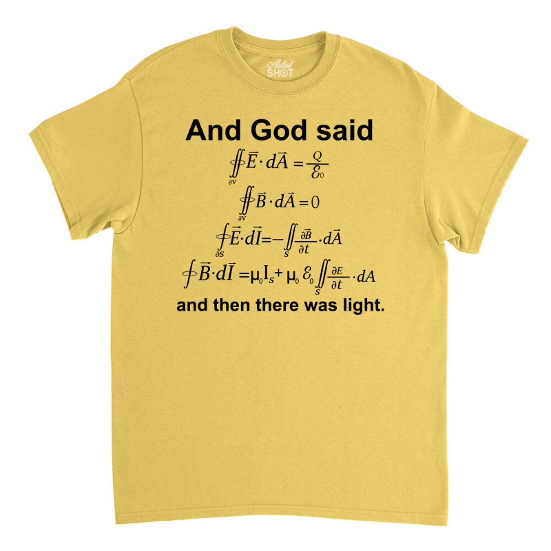 And God Said... Cool Tshirts Classic T-shirt by rardesign | Artistshot