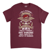 I'm A Veteran Uncle T Shirt Classic T-shirt | Artistshot