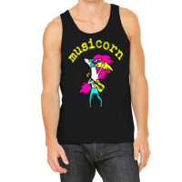 Funny Cool Musicorn Unicorn Rocknroll Music Festiv Tank Top | Artistshot