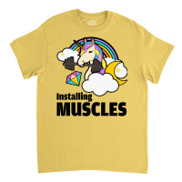 Installing Muscles For Light Classic T-shirt | Artistshot