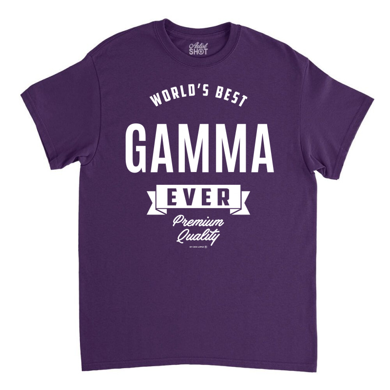 Gamma Classic T-shirt by Chris Ceconello | Artistshot