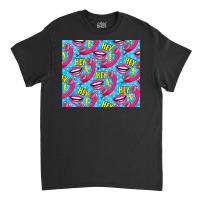 Popart Retro Lips Phone Classic T-shirt | Artistshot