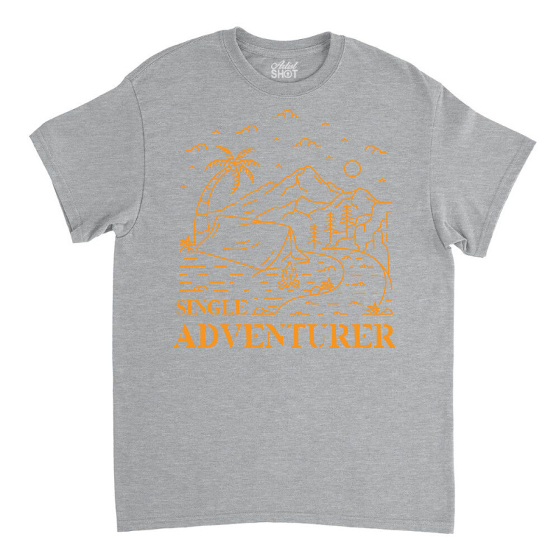 Single Adventurer Classic T-shirt by VEKTORKITA | Artistshot