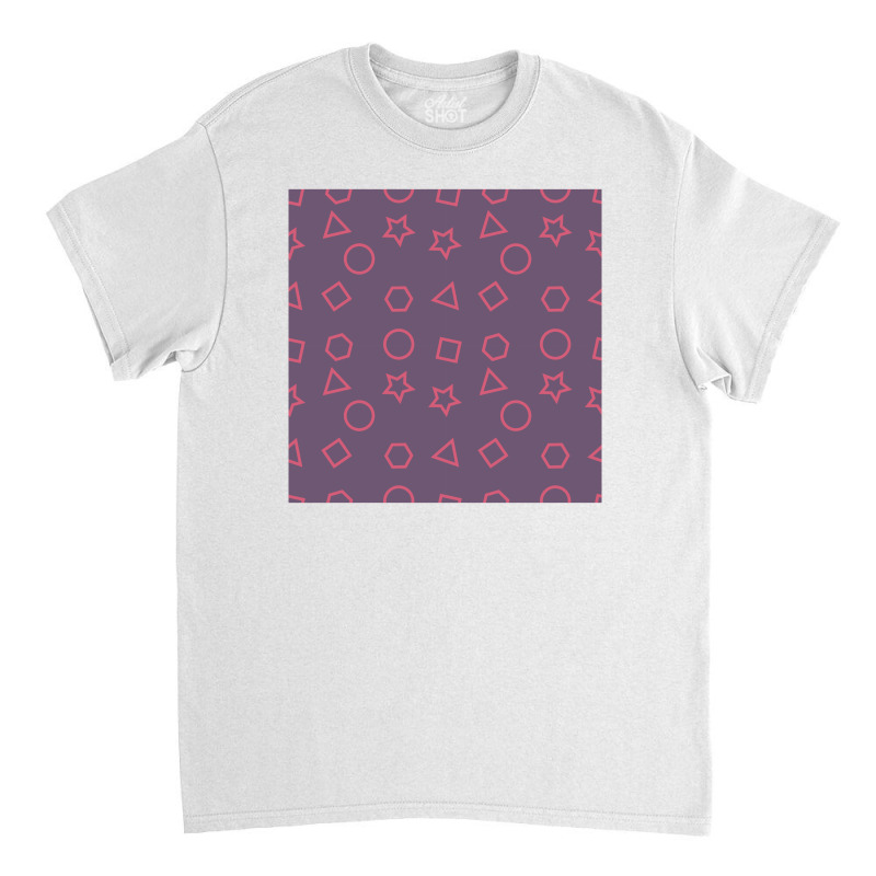 Basic Shapes Background Seamless Pattern Classic T-shirt | Artistshot