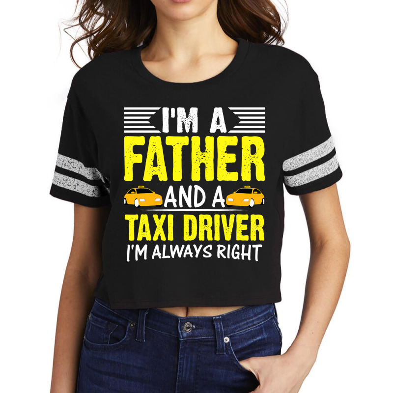 I Am A Father And A Taxi Driver Job Book Cab Graph Scorecard Crop Tee by BelleAldrich | Artistshot