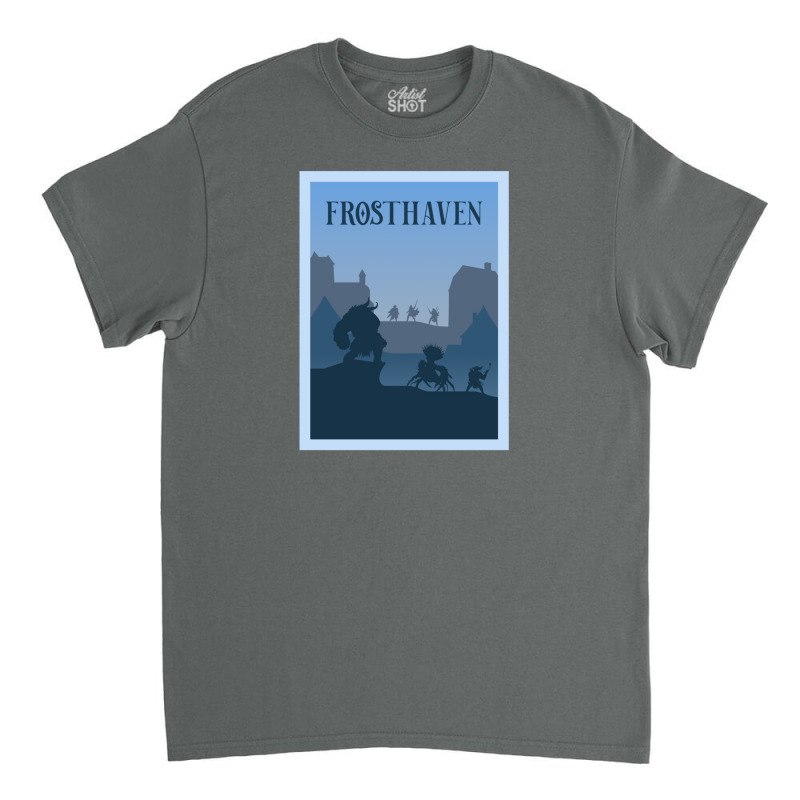 Frosthaven  Board Games  Minimalist Travel Poster Style  Board Game Ar Classic T-shirt by JasonJoplin | Artistshot