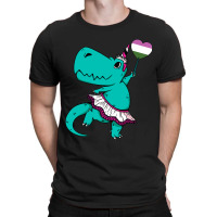 Genderqueersaurus Lgbtq Funny Trex Unicorn Pride A T-shirt | Artistshot