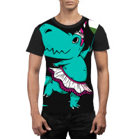 Genderqueersaurus Lgbtq Funny Trex Unicorn Pride A Graphic T-shirt | Artistshot