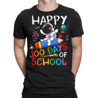 Happy 100 Days Of School Outer Astronaut Space Kid T-shirt | Artistshot