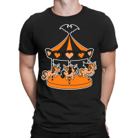 Halloween Carousel Pastel Goth Gothic Unicorn Pony T-shirt | Artistshot