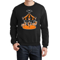 Halloween Carousel Pastel Goth Gothic Unicorn Pony Crewneck Sweatshirt | Artistshot