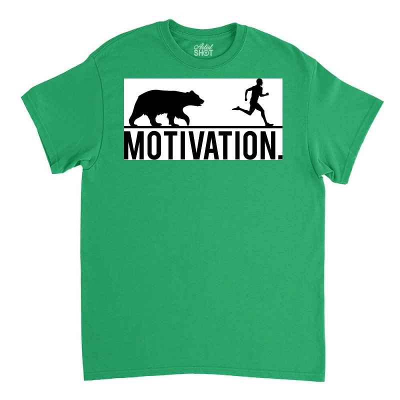 Bear Exercise Motivation Poster Copy Classic T-shirt | Artistshot