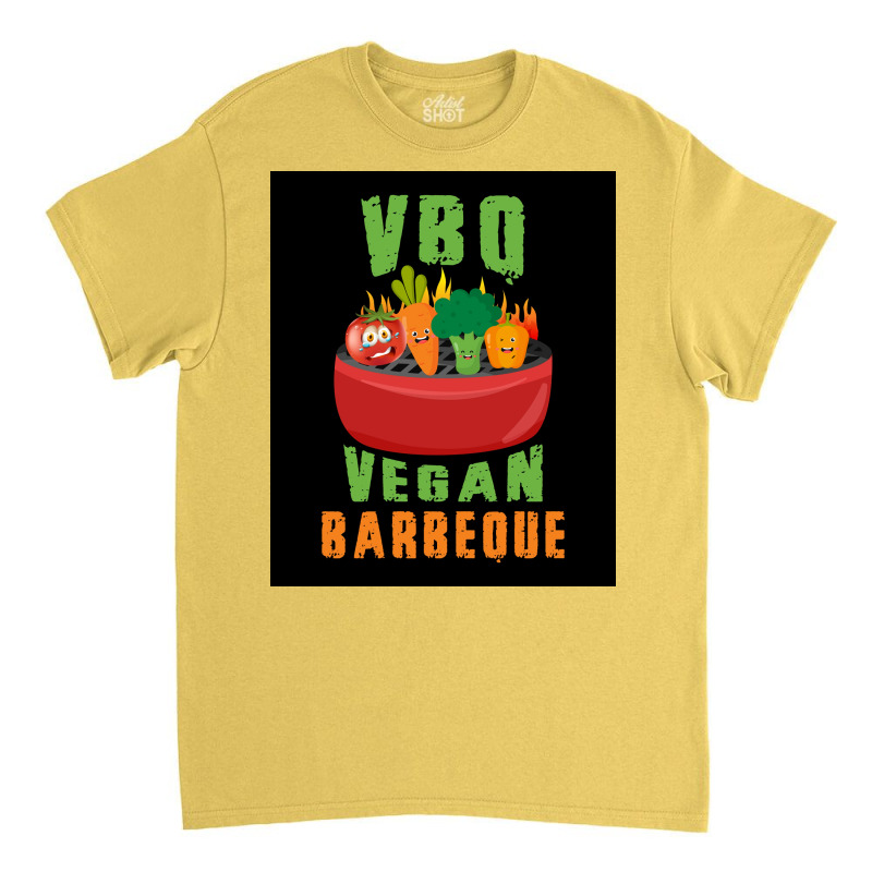 Funny Bbq Vegan Barbeque  Gift   Poster Classic T-shirt | Artistshot