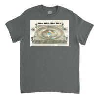 Flat Earth Map Science Denial Poster Copy Classic T-shirt | Artistshot