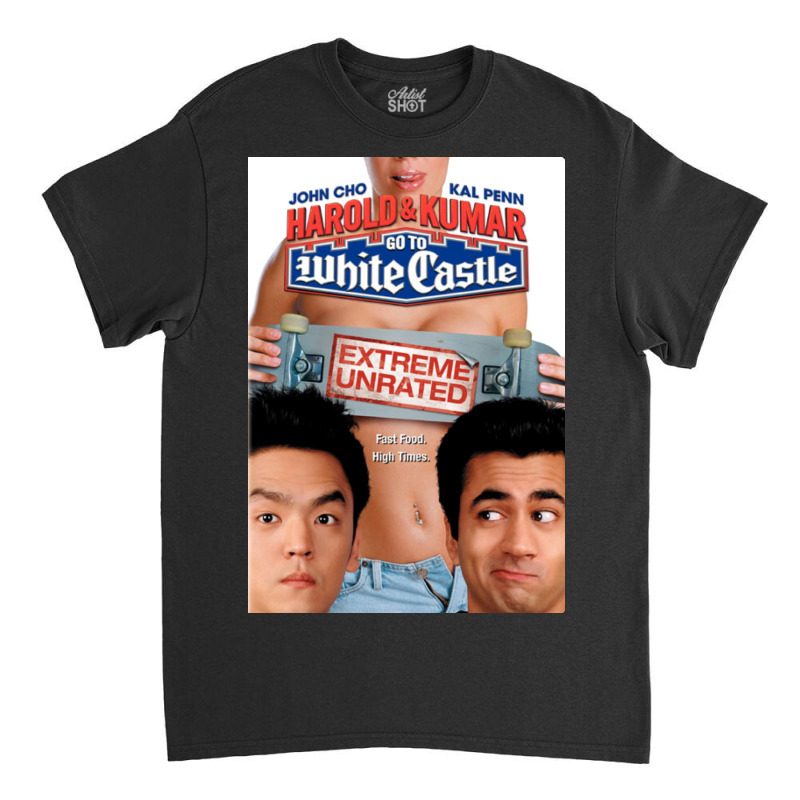 Harold And Kumar Go To Whitecastle Poster Copy Classic T-shirt | Artistshot