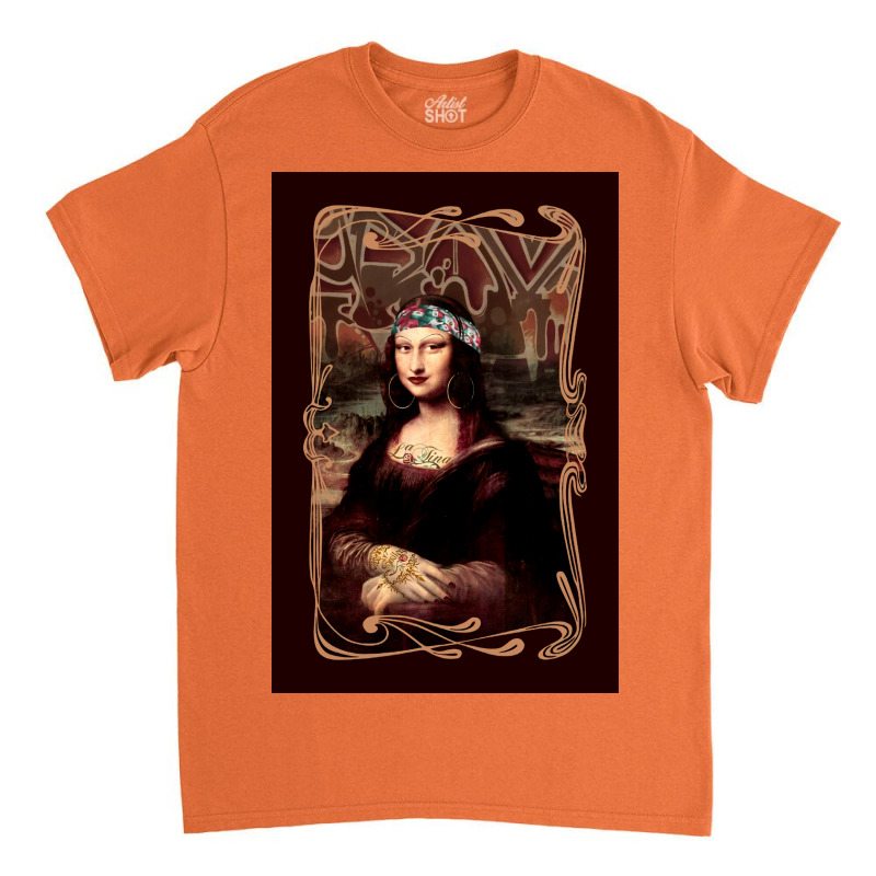 Chola Mona Lisa Poster Copy Copy Classic T-shirt | Artistshot