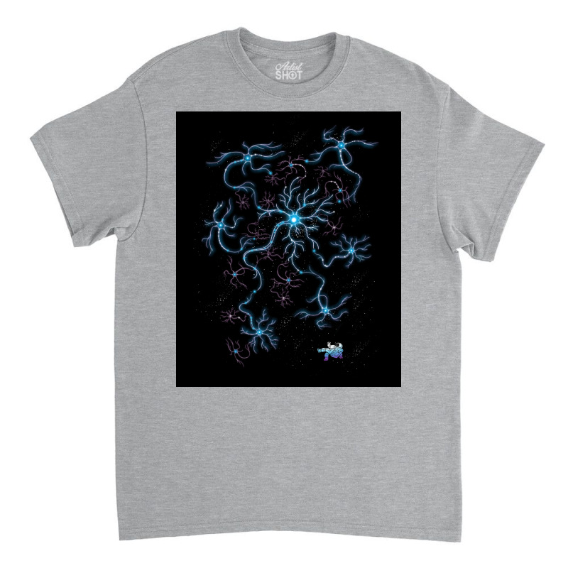 Neuron Galaxy Poster Copy Classic T-shirt | Artistshot