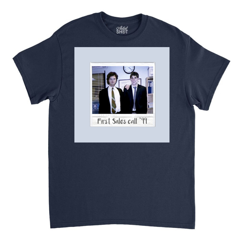 Jim And Dwight First Sales Call Polariod Poster Copy Classic T-shirt | Artistshot