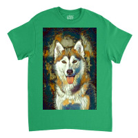 Husky Lover Poster Copy Classic T-shirt | Artistshot