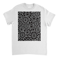 Vintage Flowers Black Poster Classic T-shirt | Artistshot