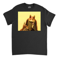 Silly Jar Jar Binks Poster Classic T-shirt | Artistshot