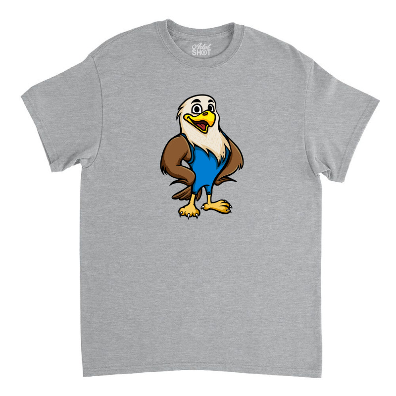 Cute Anthropomorphic Humanlike Cartoon Character Bald Eagle In Clothes Classic T-shirt | Artistshot