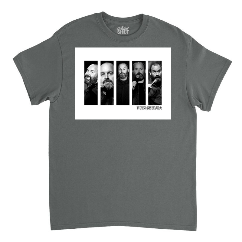 Tom Segura Black And White Poster Classic T-shirt | Artistshot