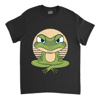 Frog And Frogs Yoga Meditation Meditate Statement  Classic T-shirt | Artistshot