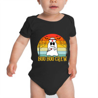 Vector Boo Boo Crew Halloween Quotes T Shirt Desig Baby Bodysuit | Artistshot